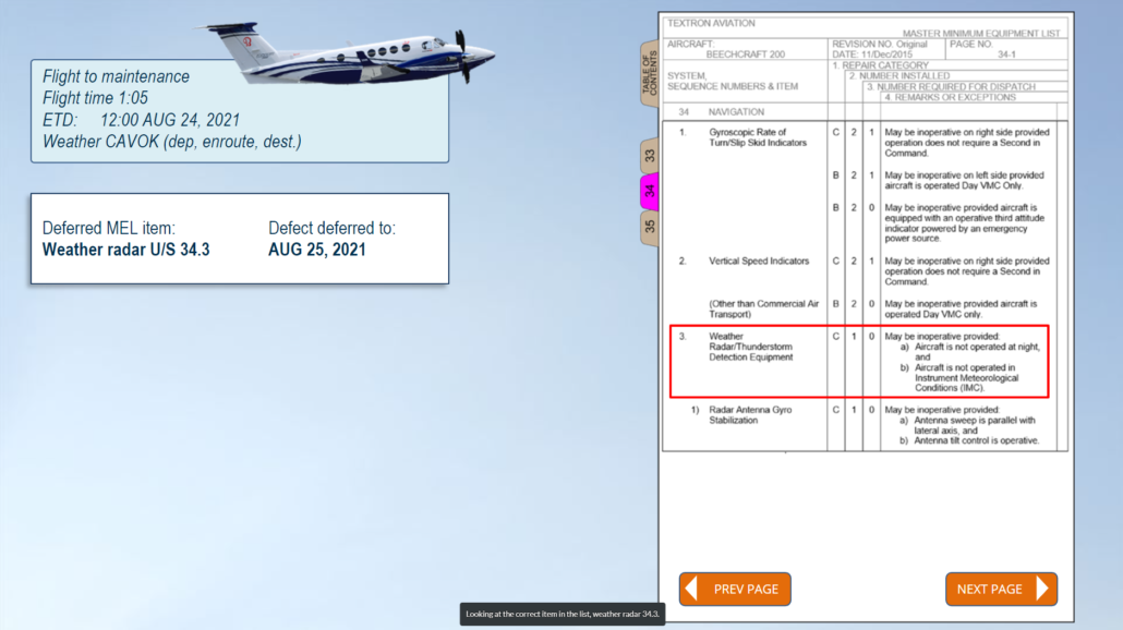 MEL Minimum Equipment List Course (EASA & UK) Qrosscheck Aviation E